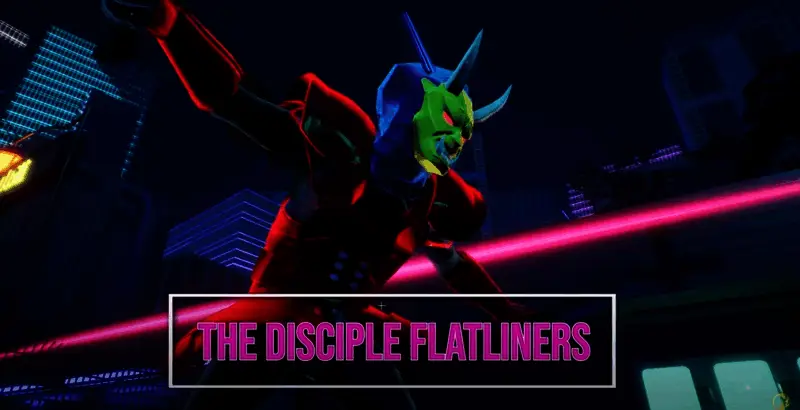 《东京地下杀手》门徒敌人设定图，一群身穿破旧机械装甲的狂热战士，眼神中透露出嗜血光芒