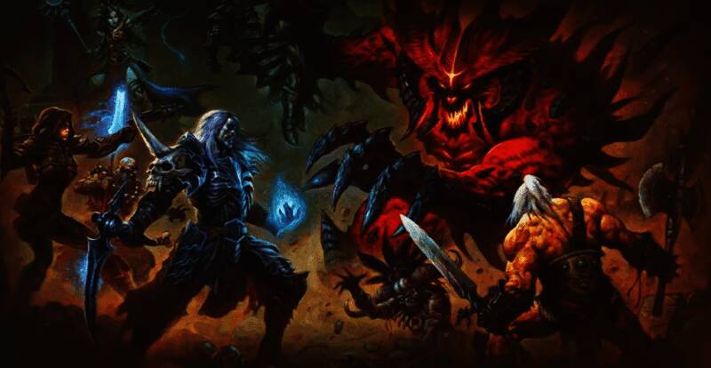 《暗黑破坏神3》游戏画面展示宠物仙塞熊与飞翼伽基女士的飞翼