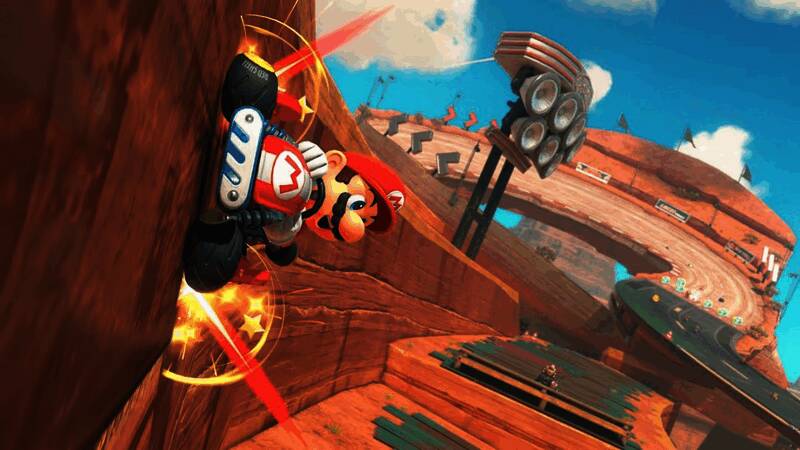 玩家在开放世界中使用墙面骑行技巧飞檐走壁，展现全新玩法特色