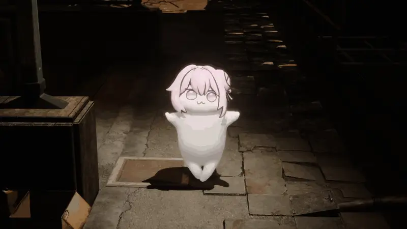 角色设定图，面部表情细腻，服饰设计极具个性