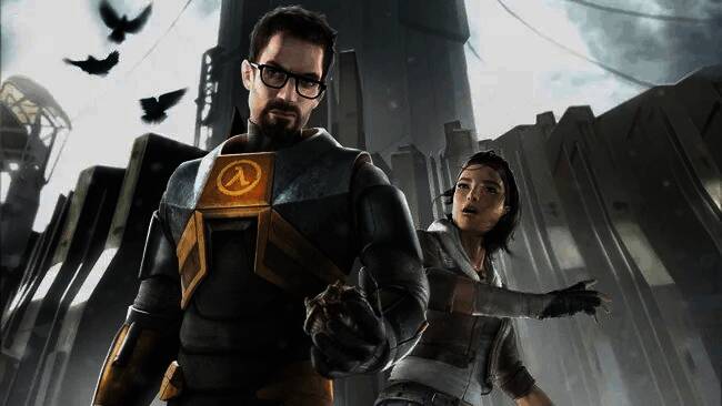 G胖在采访中神情凝重，背景为Valve办公室场景