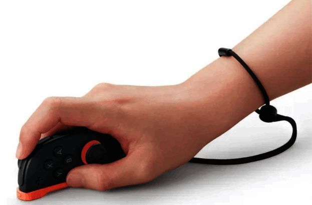 Joy-Con 2手柄侧立作为鼠标使用的展示图