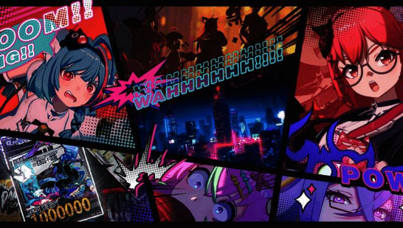 《异环》中角色在城市街头探索神秘事件，画面充满未来感与奇幻氛围