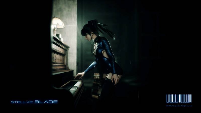 剑星Aqua Pearl服装展示，角色身穿性感旗袍搭配黑丝，尽显迷人魅力