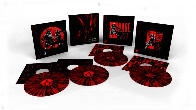 黑胶唱片实物展示图，透明红黑渐变效果精致细腻，彰显限量版尊贵感