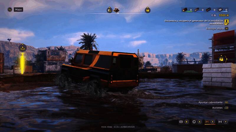 玩家操控重型机械在废墟中进行清理工作，画面细节丰富，展现真实的建筑工具和材料