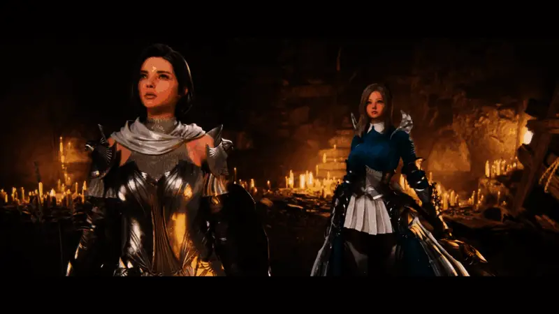 战斗界面UI展示，技能图标与血条清晰可见