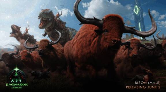 野牛在战斗中展现出强大的力量，撞击敌人并造成范围伤害