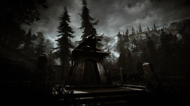 游戏主菜单界面概念图，整体UI风格简洁复古又不失现代感