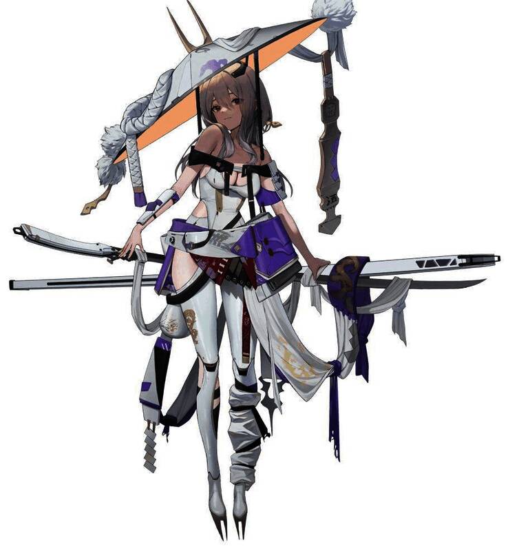 伊芙手持武器站立画面，身披战甲，神情坚定