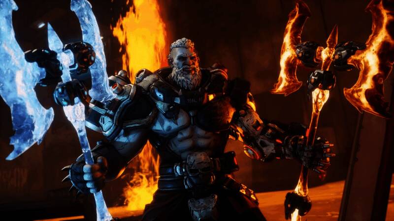 《无主之地4》游戏场景展示广阔无缝世界，远处山脉与天空融为一体