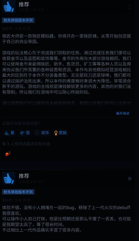 玩家评论截图二，内容为‘玩法多样，耐玩性很高’