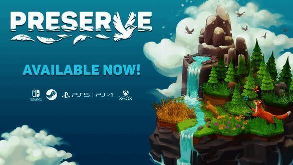 游戏主视觉图展示田园风光与建筑细节