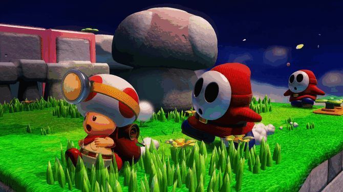 《前进！奇诺比奥队长》双人合作游玩界面展示