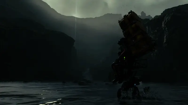 小岛秀夫接受《Edge》杂志采访现场，神情专注