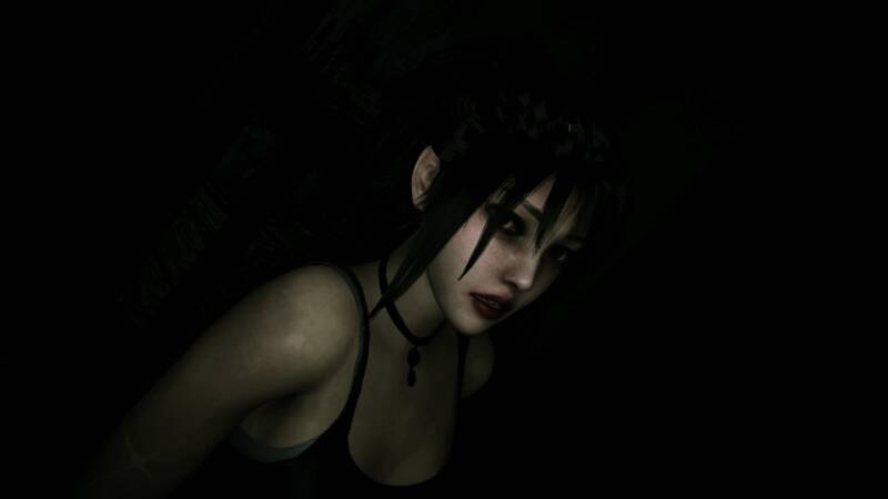 琳达站在一座古老神庙前，空气中弥漫着阴森的气息，预示即将发生的危机