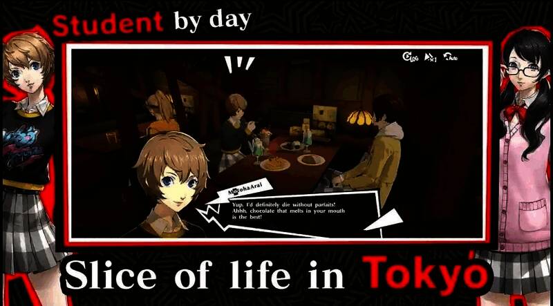 游戏主界面UI示意图，展示了整体美术风格与操作布局