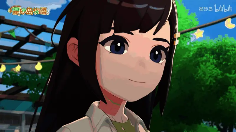 《星砂岛物语》游戏截图，展示温馨小屋与田园生活场景