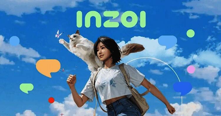 KRAFTON官方发布的《inZOI》宣传图，展示游戏画面与AI技术结合的视觉效果