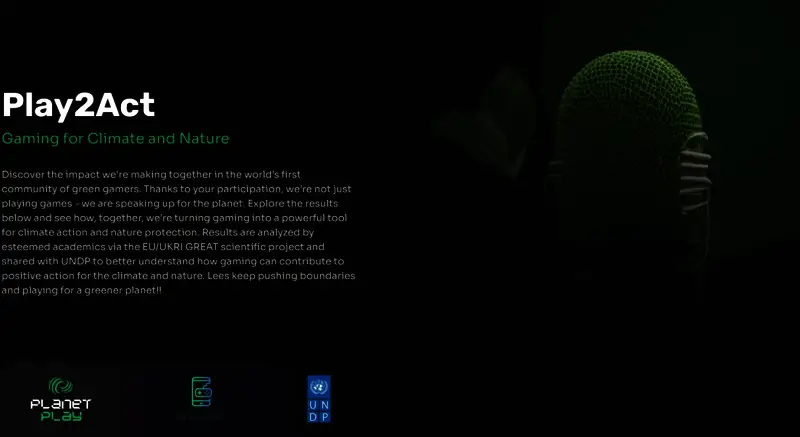 全球环保游戏调研数据图表，显示各国玩家环保行为变化比例