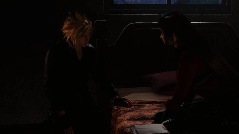 蒂法Mod侧面视角图，展现服装剪裁与贴合度