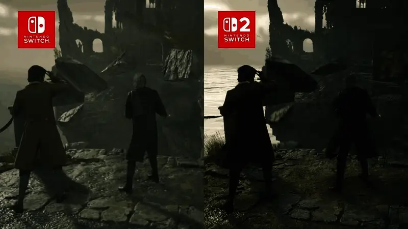 森林深处战斗场景，环境细节丰富，氛围紧张刺激