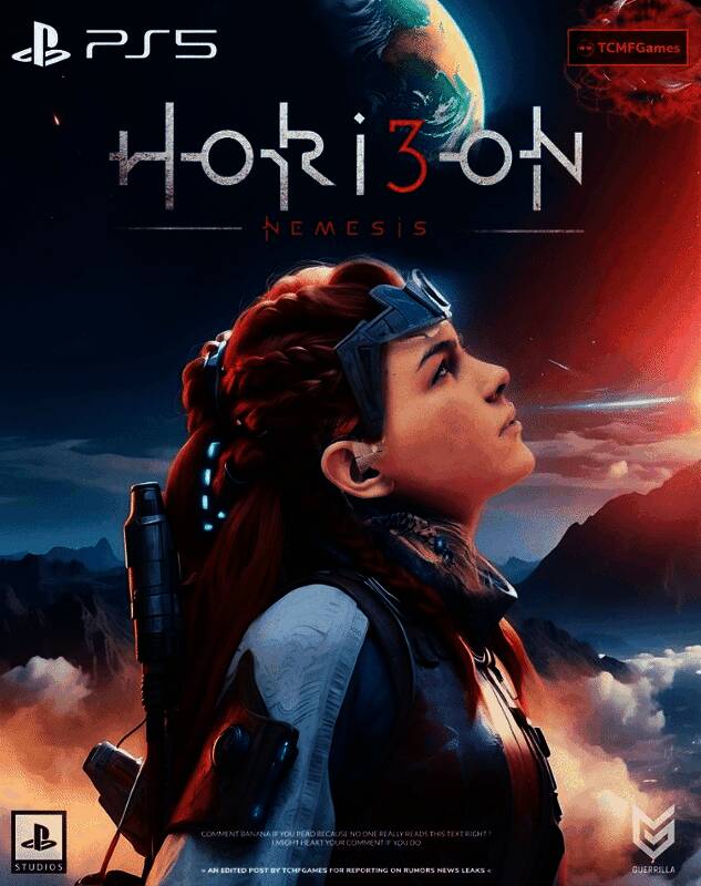 《地平线3》概念图展示主角Aloy在新世界中探索的场景