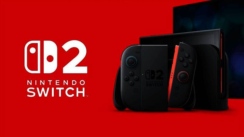 任天堂Switch 2主机外观概念图，整体设计简洁现代