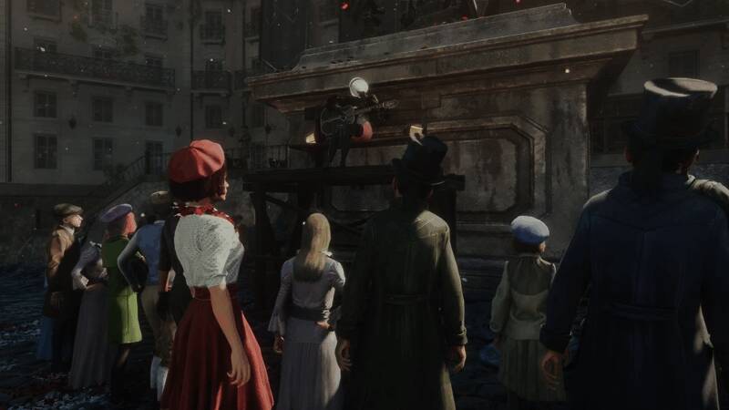 战斗场景中的2B挥舞武器，动作流畅充满力量感