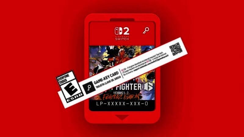 游戏密钥卡实物展示，卡片小巧附带二维码用于激活下载内容