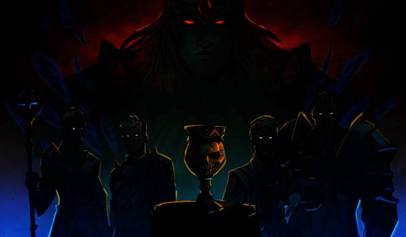 《圣杯誓约》游戏内角色战斗场景展示，画面中角色身着华丽装备，背景为神秘魔法世界