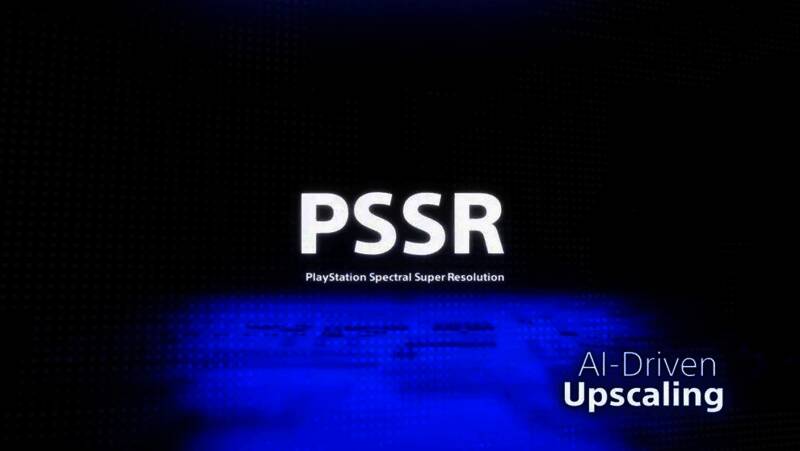 索尼PS5 Pro主机运行游戏画面展示PSSR2效果