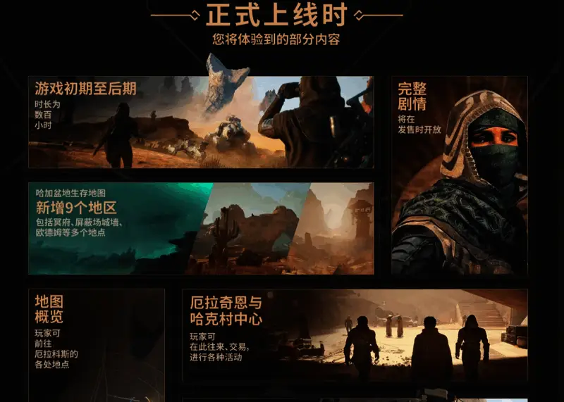 《沙丘：觉醒》多人联机场景展示，多名玩家正在合作对抗沙虫