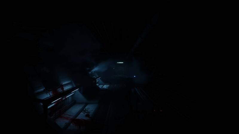 祖拉身穿重型作战装甲，在狭窄通道中穿行，背景可见大量管道与警示灯