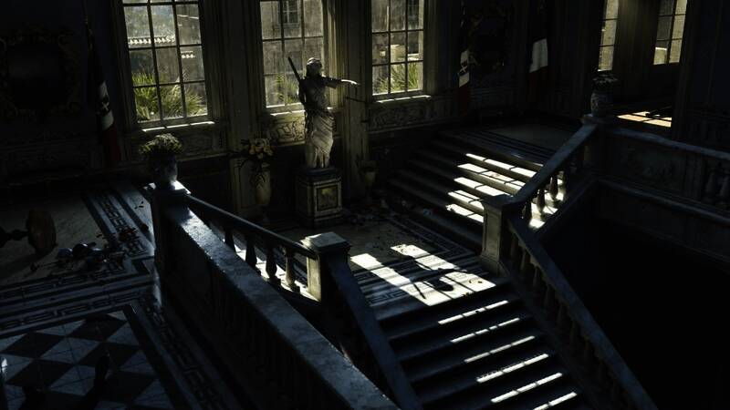 角色对话场景，面部建模精细，情绪表达真实自然