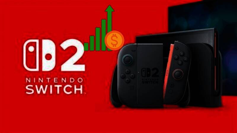 游戏主机与关税数据表格叠加图示，突显价格上涨预期