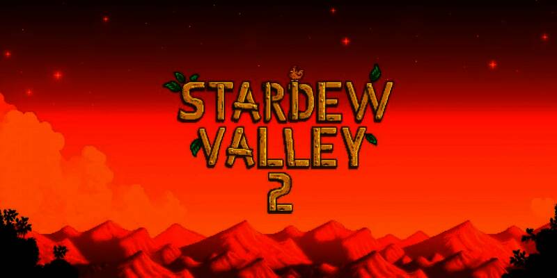 《星露谷物语》游戏画面展示农场与乡村生活的温馨场景