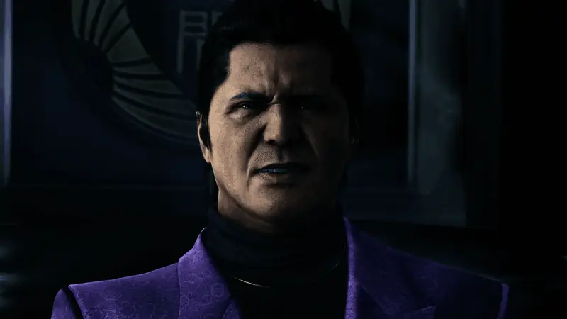 角色在街头激烈对峙，表情生动、动作自然