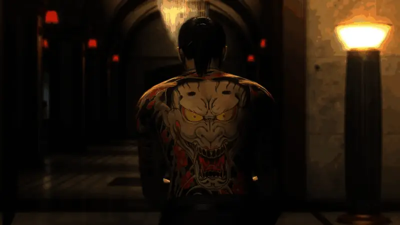 剧情过场动画截图，角色表情细腻，情感充沛