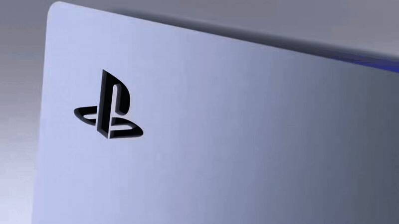 PS5 Slim主机与多款热门游戏同捆套装陈列展示图