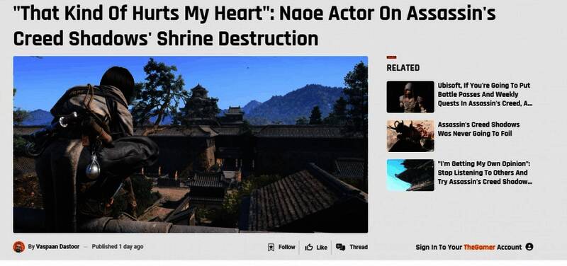 游戏角色在神社内部做出破坏性动作的截图