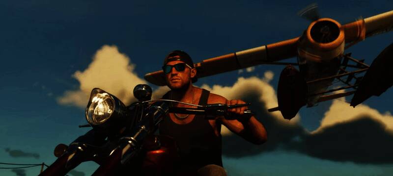 致敬电影《壮志凌云》的经典飞行场景