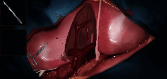 游戏中角色进行神秘仪式的场景，手持符纸，气氛紧张