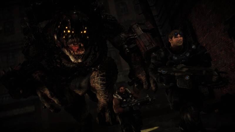 游戏菜单界面展示，包含主菜单选项与背景特效