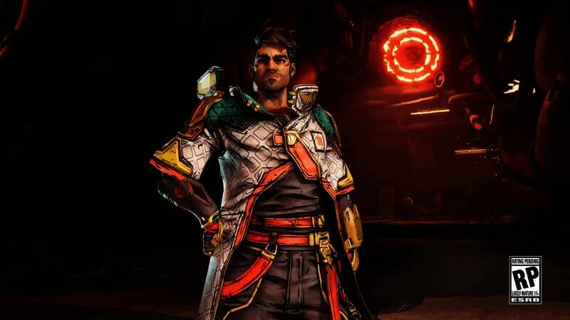 秘藏猎人与敌方BOSS对峙，画面充满张力