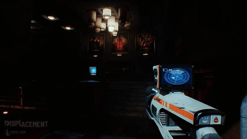 极地研究站走廊灯光闪烁，气氛诡异