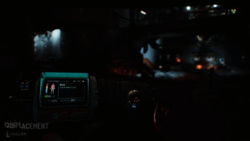 主角与敌人激烈搏斗，地面布满血迹和武器碎片