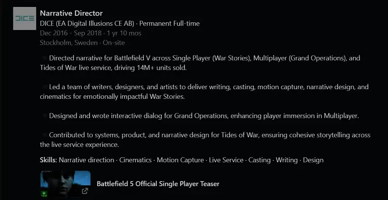 《战地5》游戏封面宣传图，背景为二战战场