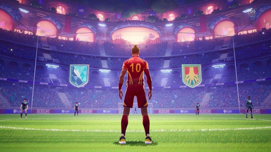 比赛关键时刻定格画面，球员表情专注，场景张力十足