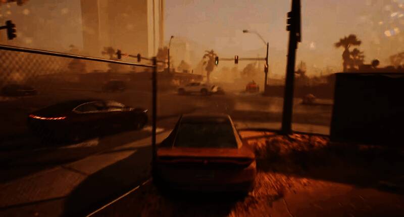 主角与敌方特工在高楼边缘对峙，背景是闪烁的城市天际线